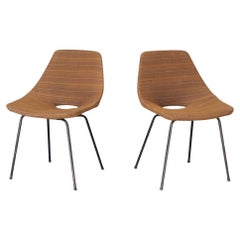 Set of Vintage Chairs by Pierre Guariche for Steiner, 1965