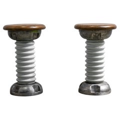 Set of Industrial Electric Insoor Stools
