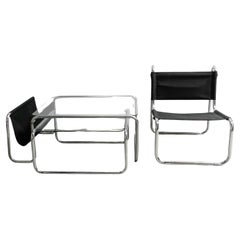Set of 3 Tables and Chair and by Michel Hamon, 1969