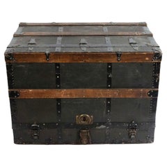 Baule Vaudeville americano ebanizzato