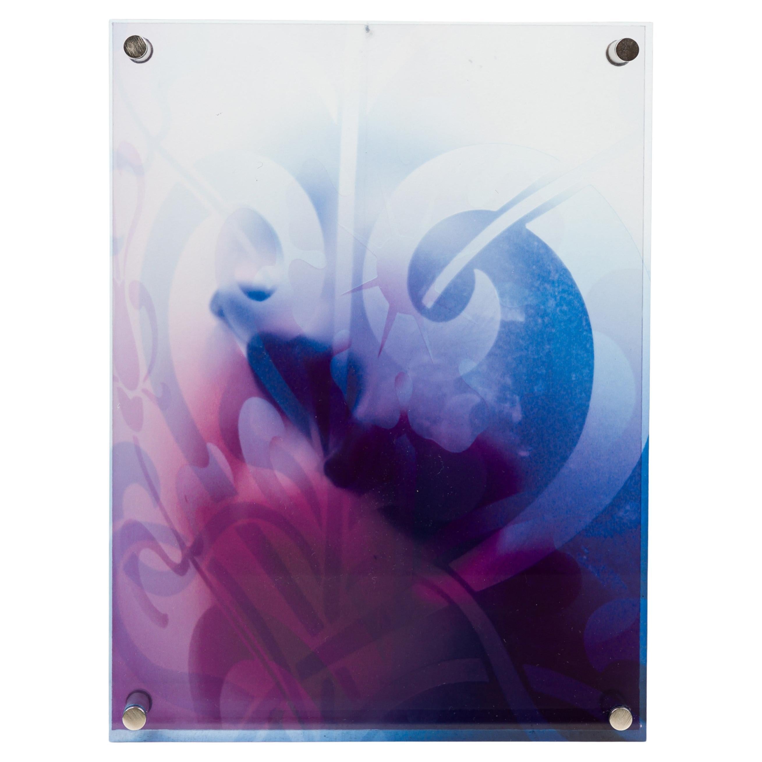 Eva Petric œuvre d
art abstraite en techniques mixtes, intitulée : " Sirenes 2 " (2017). en vente