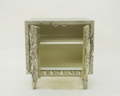 Luxury Bedside Table, Hand-Crafted Twig Metal