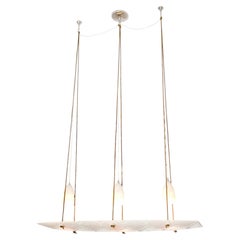 Paul Mathieu Chandelier (48"), Marble Jali Pendant