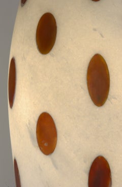 Mughal Cloche, Agate Spot Pietra Dura White Marble