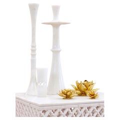 Set di quattro candelieri contemporanei in marmo