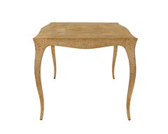 Ensemble de salle à manger à structure métallique, table et chaises « Louise » en laiton