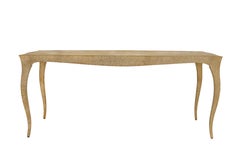 Contemporary Dining Set, Brass Metal Clad Table