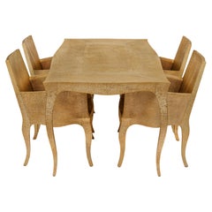 Set da pranzo in ottone fatto a mano, Louise Metal Clad