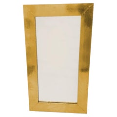 Marco de espejo Art Déco (26"), revestido de latón