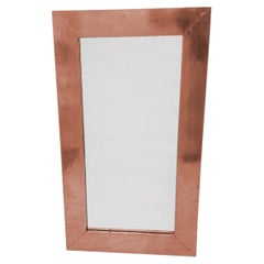 Handgefertigter Spiegelrahmen (26"), Kupfer-Metall-Optik
