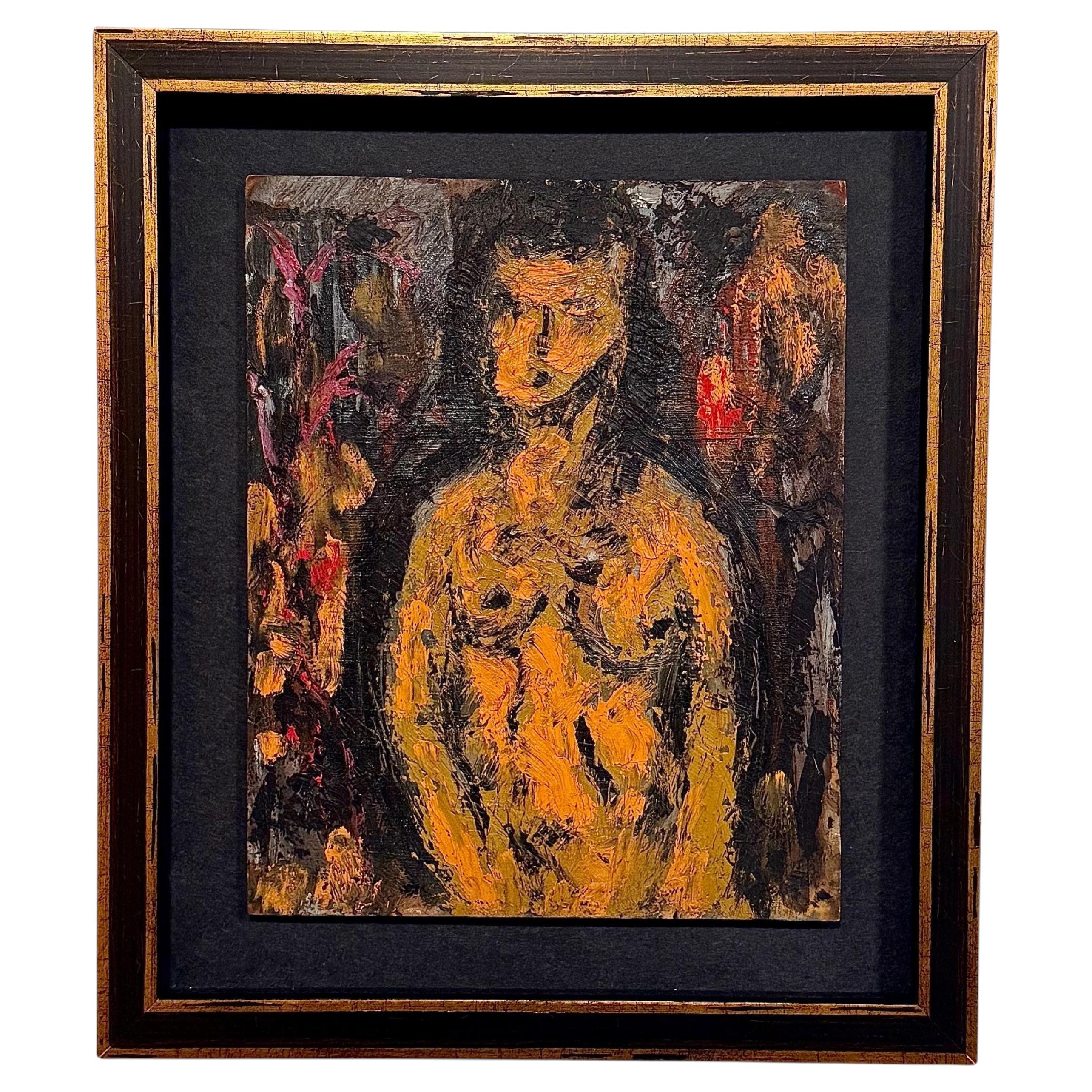 Mojin Nagasaki Abstract Nude 1952 Japan For Sale