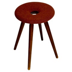 Tabouret à anneaux japonais vintage et moderniste c1970s