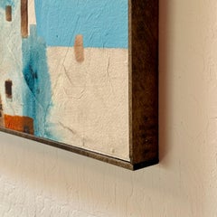 Albert Clymer Modernist Landscape Painting c1969