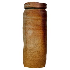 Sandra Johnstone Tall Lidded Wood-Fired Vessel c1960s California