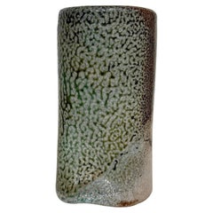 Sandra Johnstone Vase à couvercle abstrait c1970s Californie