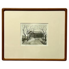 Ryohei Tanaka Etching Japan c1989
