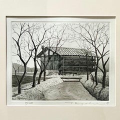 Ryohei Tanaka Etching Japan c1989