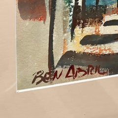 Vintage Ben Abril Original Gouache Painting c1960s California