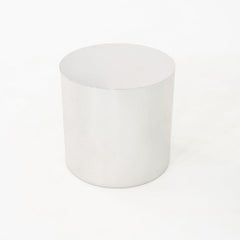 1977 Paul Mayen for Habitat Chrome Drum Side / End Table from IBM 2x Available