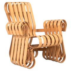 1993 Restored Frank Gehry for Knoll Power Play Lounge Chair