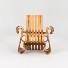 1993 Restored Frank Gehry for Knoll Power Play Lounge Chair