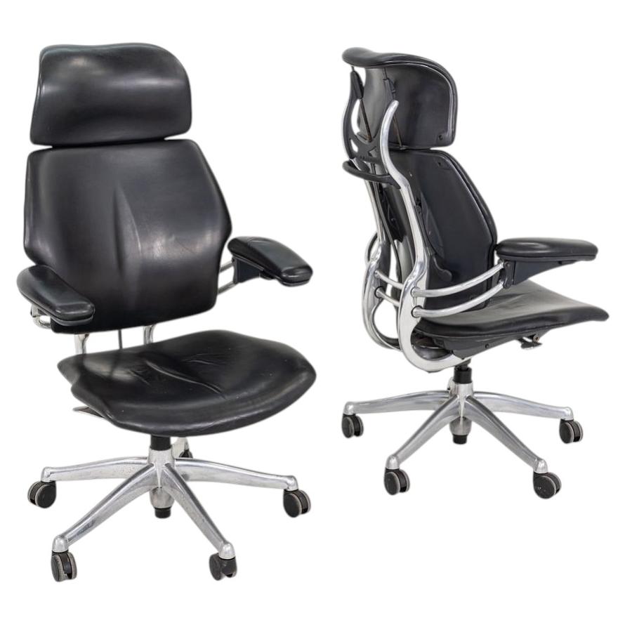 2005 Niels Diffrient for Humanscale Freedom Desk Chair in Leather 12+ Available