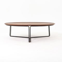 2020s Nic Graham for Stellar Works Round Oak 60" Coffee Table