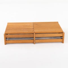 C. 1970s Danish Oak Hardwood Rectangular Coffee Table 49x28x10"