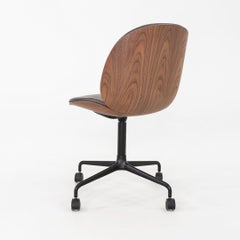 Set of 2024 GamFratesi for GUBI Beetle Chairs with Upholstery & Walnut Shell
