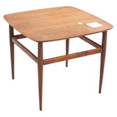 Tavolino in noce degli anni ’60, attribuito a Grete Jalk per Glostrup, Danimarca
