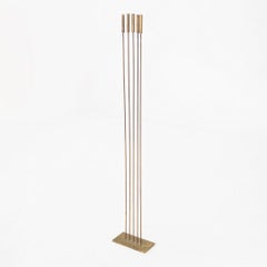 2019 Val Bertoia Sonambient Sculpture with 5 Brass Cat-Tail Tops