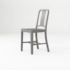 2020s Emeco 111 Navy Coca Cola Dining Chair in Flint Gray 14x Available