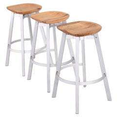 2020s Oki Sat of Nendo + Emeco SU Bar Stool in Oak 7x Available