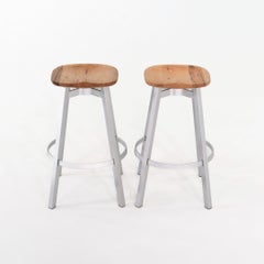 2020s Oki Sat of Nendo + Emeco SU Bar Stool in Oak 7x Available
