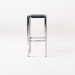 Lot de deux tabourets de bar STOL 30 signés Philippe Starck pour Emeco, en aluminium poli, années 2020
