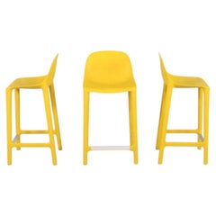 2020s Philippe Starck for Emeco Broom Counter Stool in Yellow with Hole