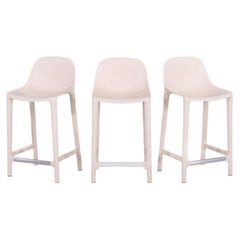 2020s Philippe Starck for Emeco Broom Counter Stools in Off White 21x Available