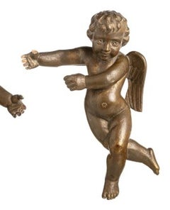 Sacred Art - Pair of Angels - 19th Century