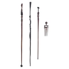 African art - Three sticks and a comb