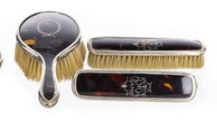 Silver - Victorian silver toiletry set