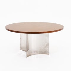 1971 Paul Evans for Directional Dining Table with 60" Walnut Top from Pepsi Co