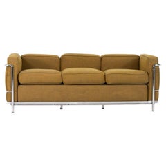 Années 2000 : canapé LC2 à trois places « Le Corbusier Jeanneret Perriand » pour Cassina
