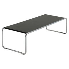 2020s Marcel Breuer for Knoll Laccio Coffee Table in Black Laminate