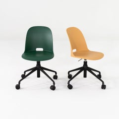 2020s Pair of Jasper Morrison for Emeco Alfi High Back Swivel Desk Chairs