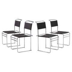 C. 1970s Set of Four Marcel Breuer B5 / B40 Dining Chairs