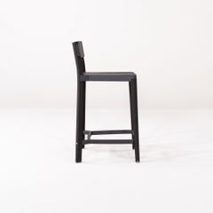Coppia di sgabelli da bancone Lancaster di Michael Young per Emeco degli anni '20, in frassino tinto