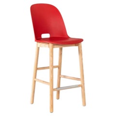 2025 Jasper Morrison for Emeco Alfi High Back Counter Stool in Persimmon