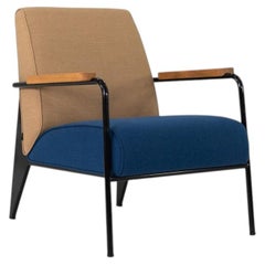 2018 Jean Prouvé for Vitra Fauteuil de Salon Lounge Chair in Fabric