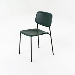 Set da cinque Iskos-Berlin del 2018 per la sedia Soft Edge 45 di HAY, colore verde bosco