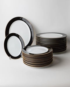 Set for 12 Vintage Eschenbach Bavaria Porcelain Dinnerware, 1980s